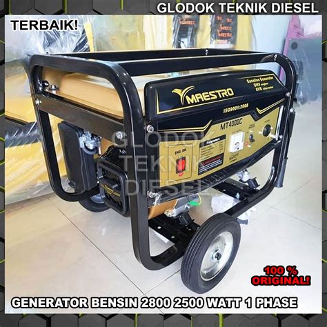 Jual Maestro Genset Generator Bensin Watt Mt C Mt C