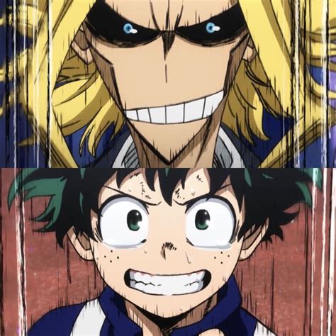 All Might And Midoriya Izuku Boku No Hero Academia Герои