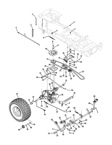 Cub Cadet Super Lt 1554 Explore The Belt Diagram For Optimal Performance