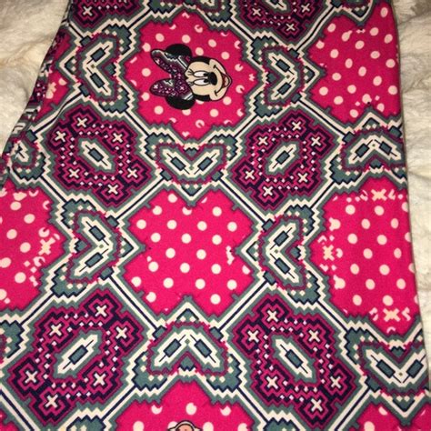 Lularoe Pants And Jumpsuits Nwot Llr Disney Minnie Os Leggings Poshmark