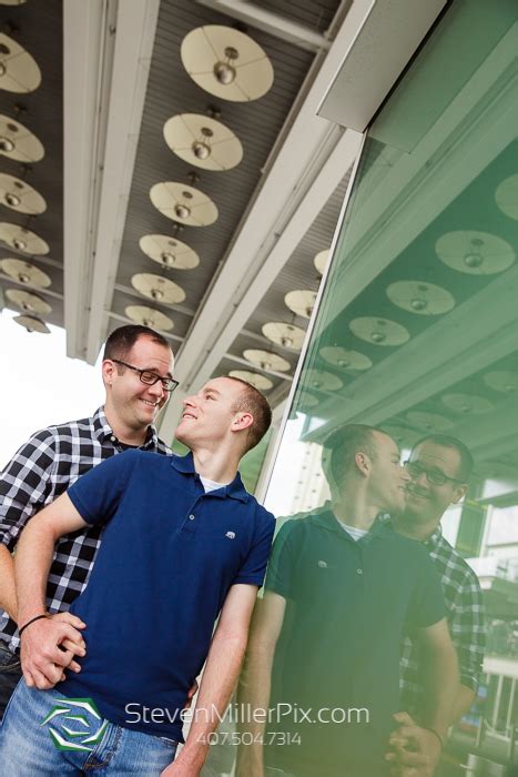 Downtown Orlando Engagement Photographer Same Sex Weddings Orlando