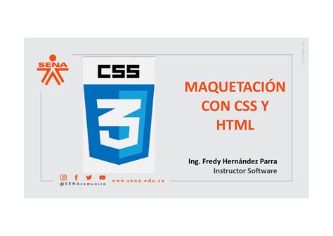 Maquetacion Html Y Css Maquetaci N Con Css Y Html Ing Fredy