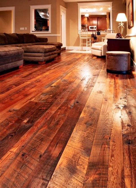 Repurposed Wood Flooring From An Barn Looks Fabulous ♥ House Design Dream House My Dream Home