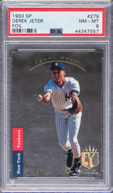 Lot Detail Upper Deck Sp Foil Derek Jeter Rookie Card Psa