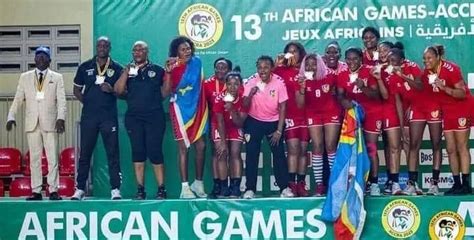 Jeux Africains Handball Les L Opards Homme Et Dame Ratent La Finale