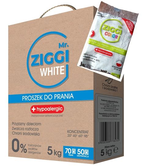 Mr Ziggi White Proszek Do Prania Na Roztocza Kg