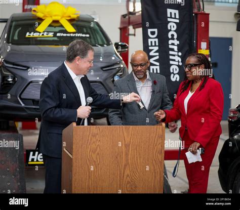 Image Distributed For Hertz Hertz Corporation Ceo Stephen Scher Left