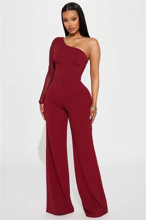 Story Of Us Jumpsuit Burgundy Fashion Nova Jumpsuits Fashion Nova