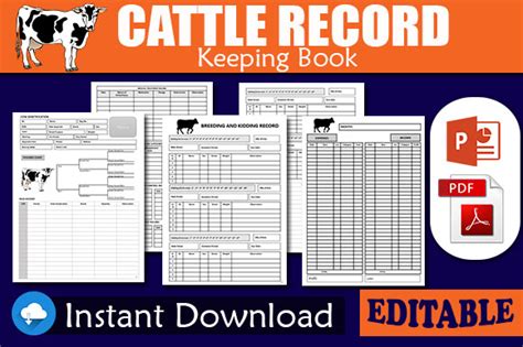 Cattle Record Keeping Printable 6