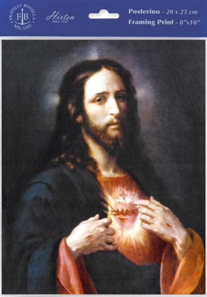 The Sacred Heart Of Jesus By Ponce Print Sold In 3 Per Pack