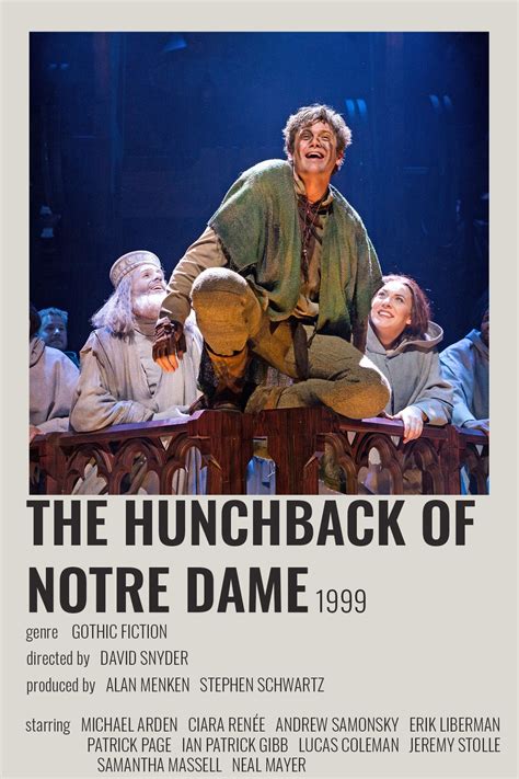 The Hunchback of Notre Dame by cari | Broadway posters, Musical theatre ...