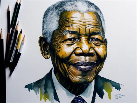 Premium Ai Image Nelson Mandela