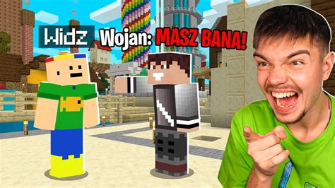 Jestem Widzem Wojanowic Troll Na Wojanie W Minecraft Youtube