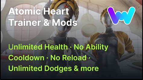 Atomic Heart Trainer 9 Mods Unlimited Health No Reload Unlimited