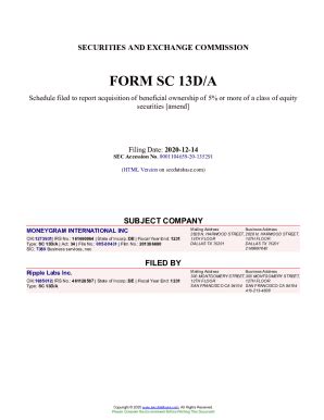 Fillable Online SEC Form SC 13D Details And Latest Filings Sec Report