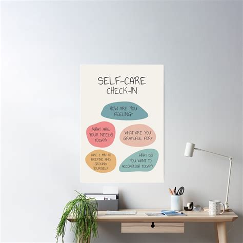 Self Care Check In Self Love Mental Health Wellbeing Therapist Office School Counselor Corner