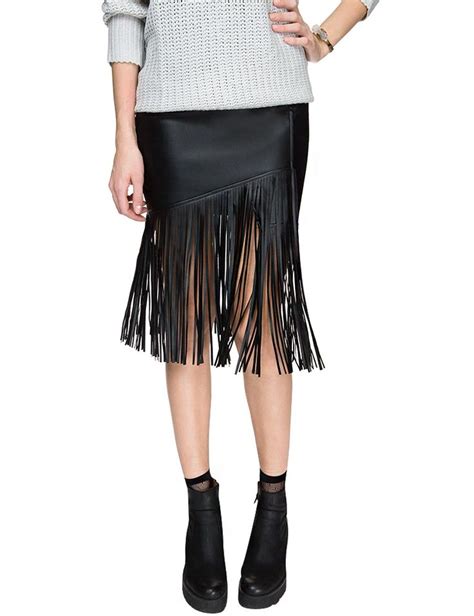 Fringe Skirts Thatll Make You Look Like A Street Style Star