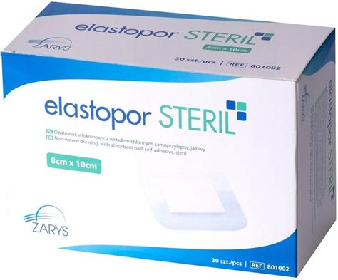 Elastopor Steril Cm X Cm Opatrunek Z Wk Adem Ch Onnym Ja Owy