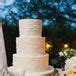 Textured White Buttercream Round Wedding Cake