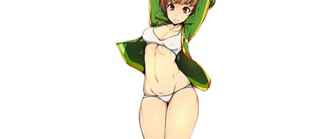 Скачать обои girl sexy lingerie bra cleavage panties boobs anime