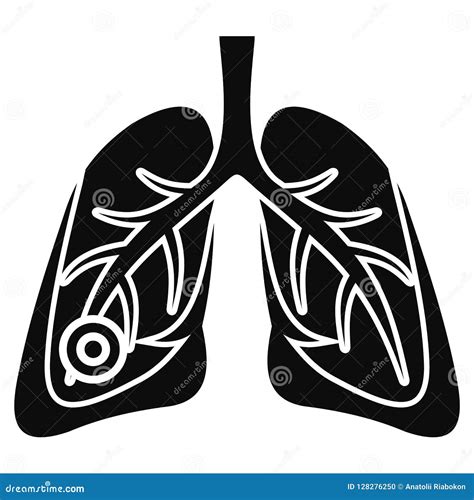 Pneumonia Lungs Inflammatory Condition Anatomy Stock Image