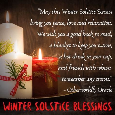 Two Lit Candles On A Plate With A Poem About Winter Solstics And Other