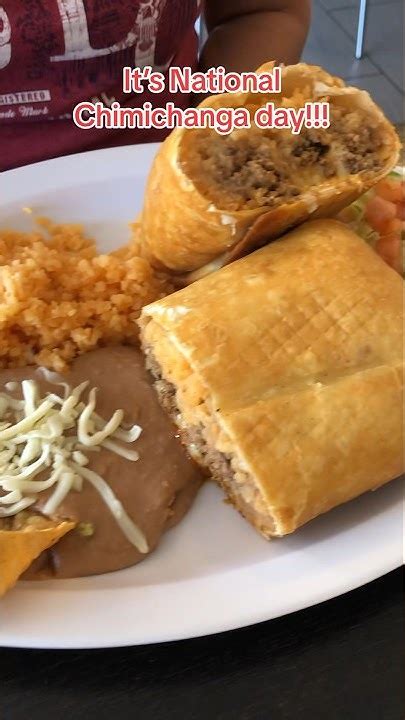 Happy Taco Tuesday National Chimichanga Day Shorts Food Delicious