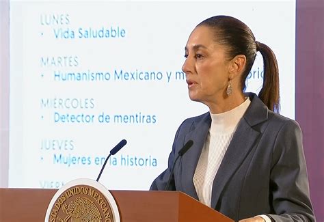 Spr Informa Ofrece Claudia Sheinbaum Disculpa P Blica Del Estado A