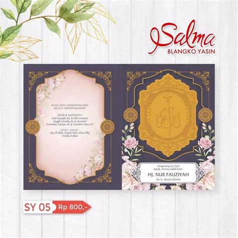 Jual Blangko Cover Yasin Seri Sy 05 Shopee Indonesia
