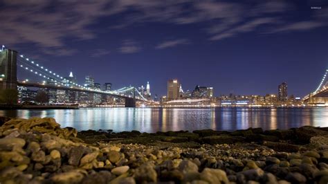 Brooklyn Bridge Night Wallpapers - Top Free Brooklyn Bridge Night ...