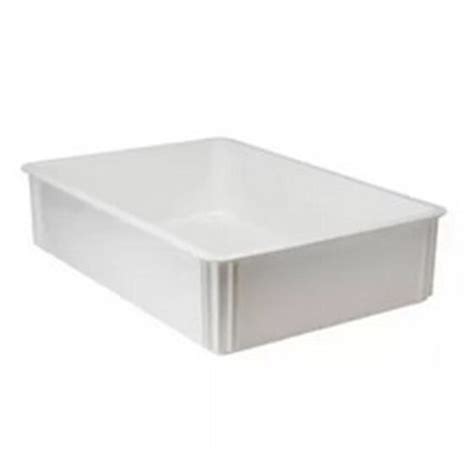 Caja plástica para masa de 18 5X26X6 pulgadas Winco Jopco Equipos y