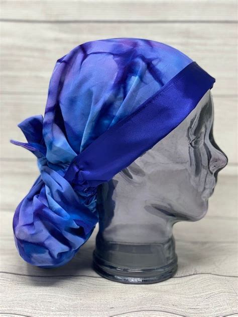 Satin Lined Scrub Capsurgical Bonnet Reversible Satin Lined Image 0 Diy