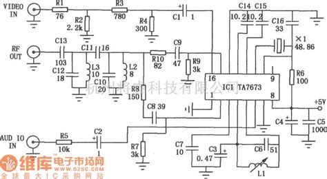 调频信号产生中的射频调制器电路图 将睿