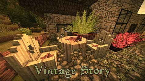 Building And Chiseling Outdoor Seating Area Vintage Story Builds