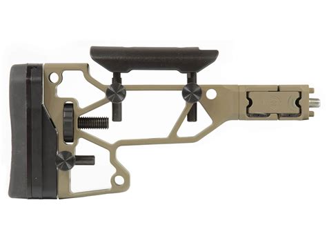 Mdt Folding Rifle Stock Ess Chassis Aluminum Flat Dark Earth