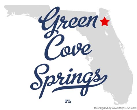 Map of Green Cove Springs, FL, Florida