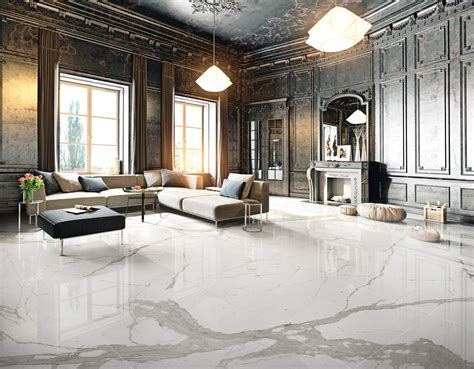 Calacatta Polished Porcelain Tiles