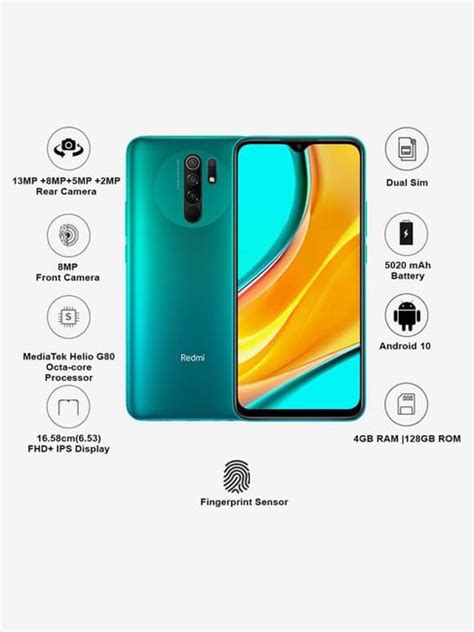 Xiaomi Redmi 9 Prime 128 Gb Mint Green 4 Gb Ram Dual Sim 4g From