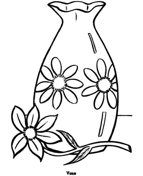 Desenhos De Vaso E Flor Para Colorir E Imprimir Colorironline