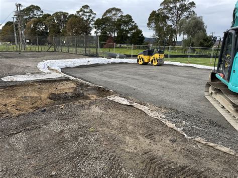 Station Road Substation Upgrade Tracks Concrete