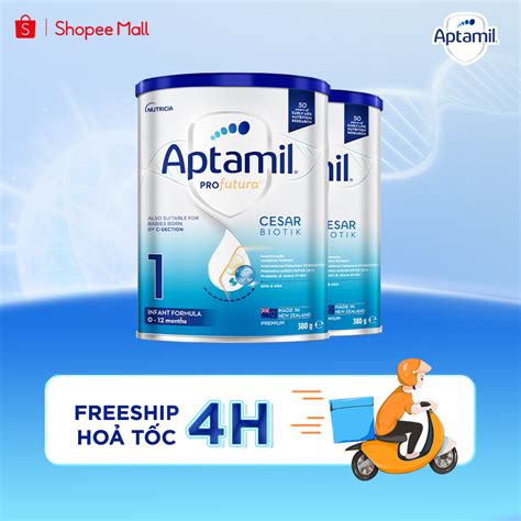 Hỏa tốc 0Đ Combo 2 Sữa bột Aptamil Profutura Cesarbiotik New Zealand