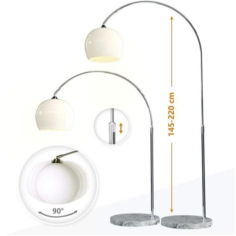 Pied De Lampadaire Cclife Lampe Lampadaire Arc Salon Courb E Lampe