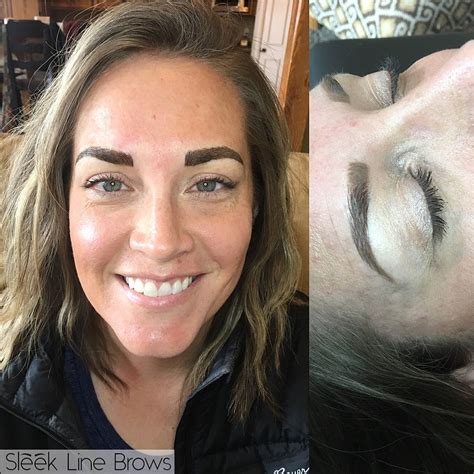 Microblading Powderfill Brows By Sleek Line Brows Brows