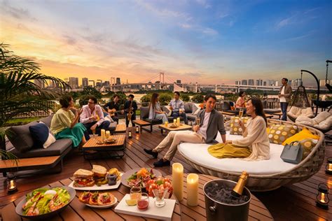 Terrace Lounge at Hilton Tokyo Odaiba | Things to do in Tokyo