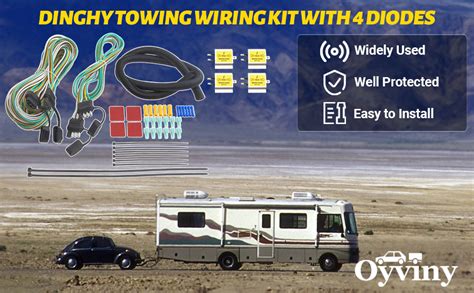 Amazon Oyviny Motorhome Rv Towed Vehicle Wiring Diode Kit Way