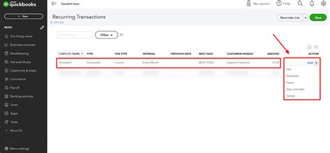 How To Set Up Recurring Transactions In Quickbooks Online