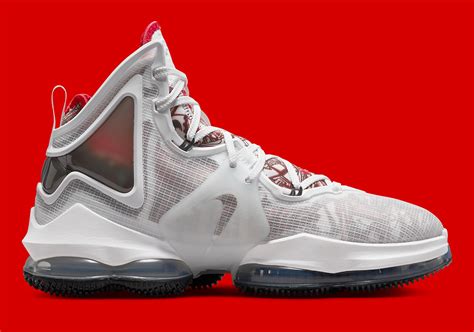 Nike Lebron 19 White Black Red Dc9340 101