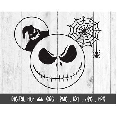 Oogie And Mickey Jack Skellington Svg Jack Skellington With Inspire