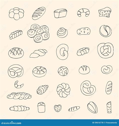 Bakery Items Vector Illustration CartoonDealer 59616778