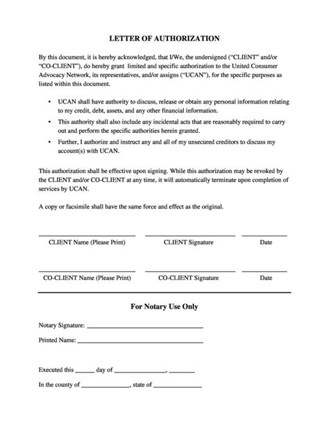 Professional Notarized Letter Templates Templatelab